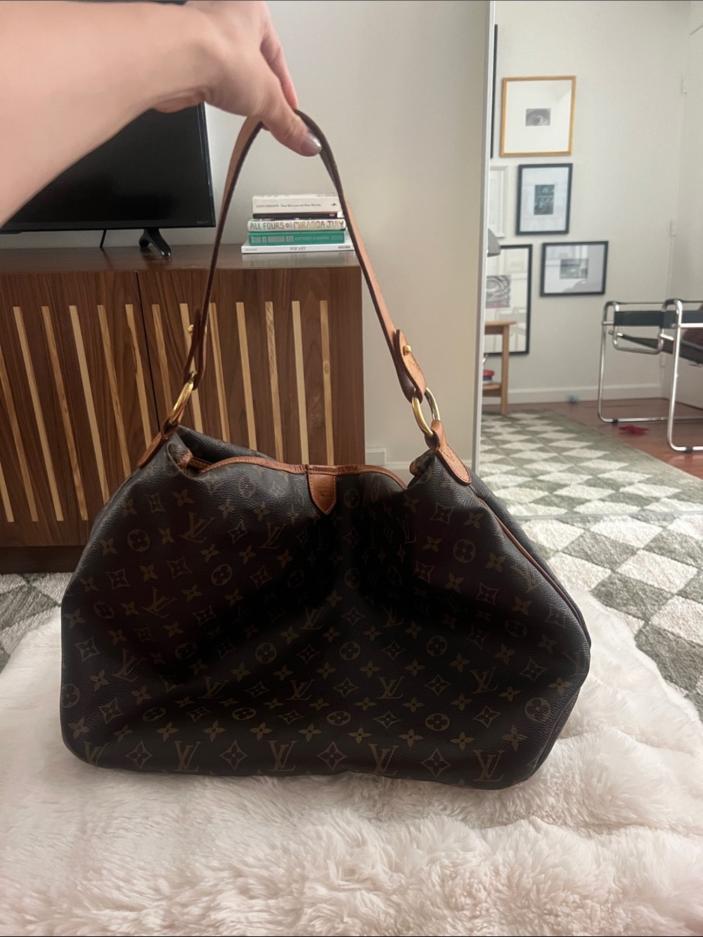 Louis Vuitton Monogram Canvas Delightful MM Shoulder Bag - DAMAGED